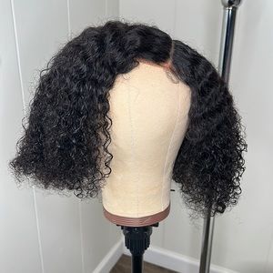 T part curly bob wig